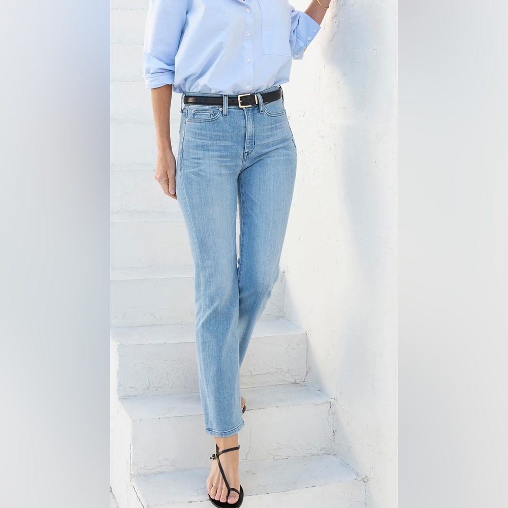 Ayr “The Pop” Straight Leg Jean in “Snap Crackle”